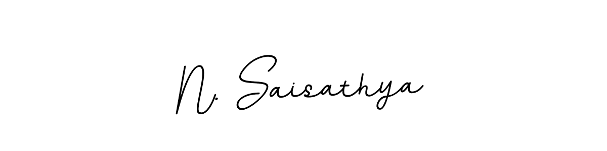 Make a beautiful signature design for name N. Saisathya. Use this online signature maker to create a handwritten signature for free. N. Saisathya signature style 11 images and pictures png