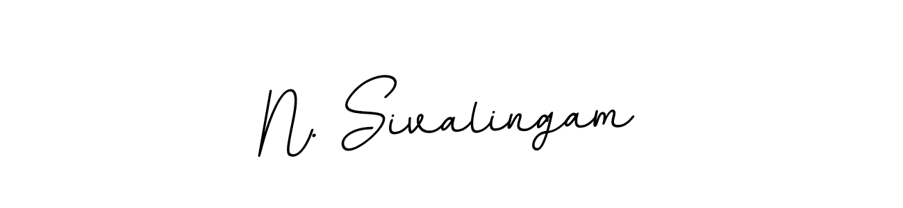 Make a beautiful signature design for name N. Sivalingam. With this signature (BallpointsItalic-DORy9) style, you can create a handwritten signature for free. N. Sivalingam signature style 11 images and pictures png