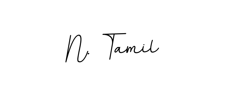 You should practise on your own different ways (BallpointsItalic-DORy9) to write your name (N. Tamil) in signature. don't let someone else do it for you. N. Tamil signature style 11 images and pictures png
