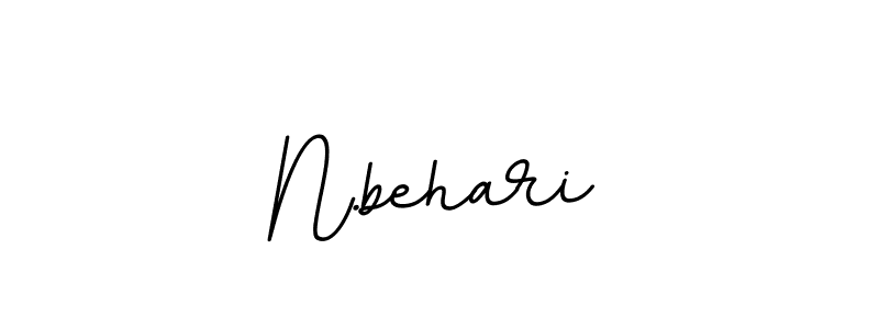 How to make N.behari signature? BallpointsItalic-DORy9 is a professional autograph style. Create handwritten signature for N.behari name. N.behari signature style 11 images and pictures png