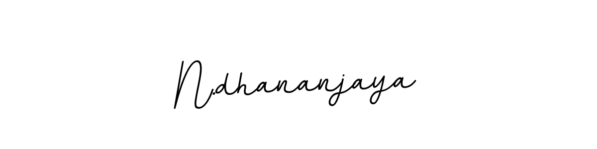 Design your own signature with our free online signature maker. With this signature software, you can create a handwritten (BallpointsItalic-DORy9) signature for name N.dhananjaya. N.dhananjaya signature style 11 images and pictures png