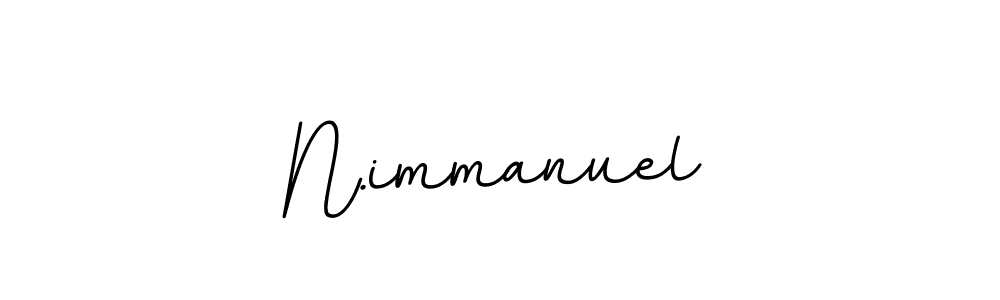 How to Draw N.immanuel signature style? BallpointsItalic-DORy9 is a latest design signature styles for name N.immanuel. N.immanuel signature style 11 images and pictures png