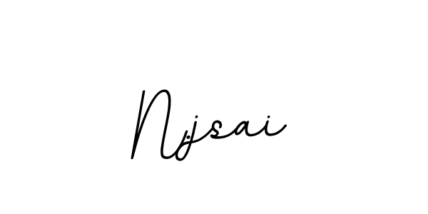 Also we have N.jsai name is the best signature style. Create professional handwritten signature collection using BallpointsItalic-DORy9 autograph style. N.jsai signature style 11 images and pictures png