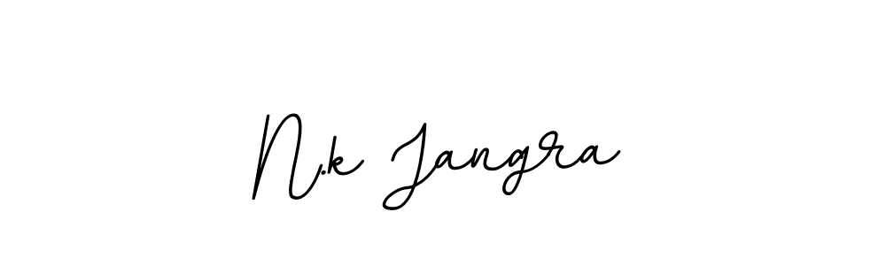 BallpointsItalic-DORy9 is a professional signature style that is perfect for those who want to add a touch of class to their signature. It is also a great choice for those who want to make their signature more unique. Get N.k Jangra name to fancy signature for free. N.k Jangra signature style 11 images and pictures png