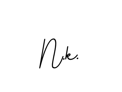 This is the best signature style for the N.k. name. Also you like these signature font (BallpointsItalic-DORy9). Mix name signature. N.k. signature style 11 images and pictures png