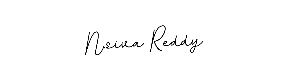 How to make N.siva Reddy name signature. Use BallpointsItalic-DORy9 style for creating short signs online. This is the latest handwritten sign. N.siva Reddy signature style 11 images and pictures png