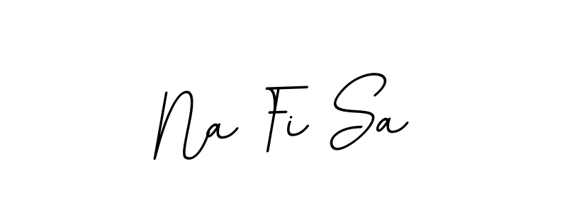 Na Fi Sa stylish signature style. Best Handwritten Sign (BallpointsItalic-DORy9) for my name. Handwritten Signature Collection Ideas for my name Na Fi Sa. Na Fi Sa signature style 11 images and pictures png