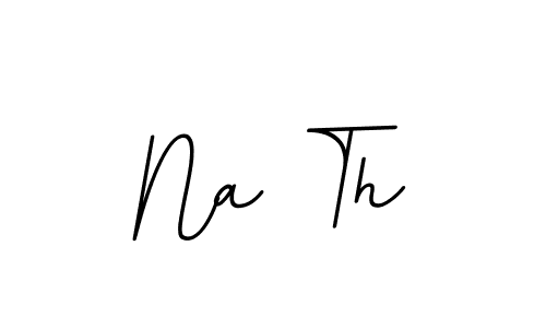 The best way (BallpointsItalic-DORy9) to make a short signature is to pick only two or three words in your name. The name Na Th include a total of six letters. For converting this name. Na Th signature style 11 images and pictures png