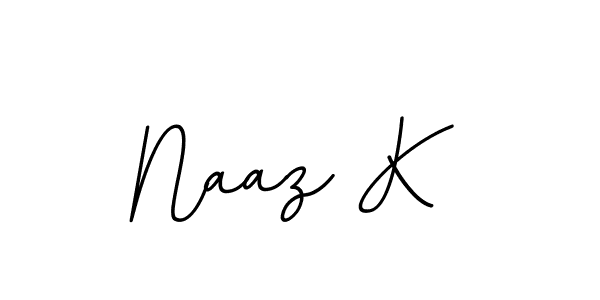 Also we have Naaz K name is the best signature style. Create professional handwritten signature collection using BallpointsItalic-DORy9 autograph style. Naaz K signature style 11 images and pictures png