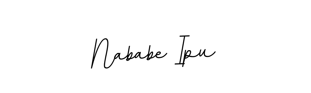 It looks lik you need a new signature style for name Nababe Ipu. Design unique handwritten (BallpointsItalic-DORy9) signature with our free signature maker in just a few clicks. Nababe Ipu signature style 11 images and pictures png