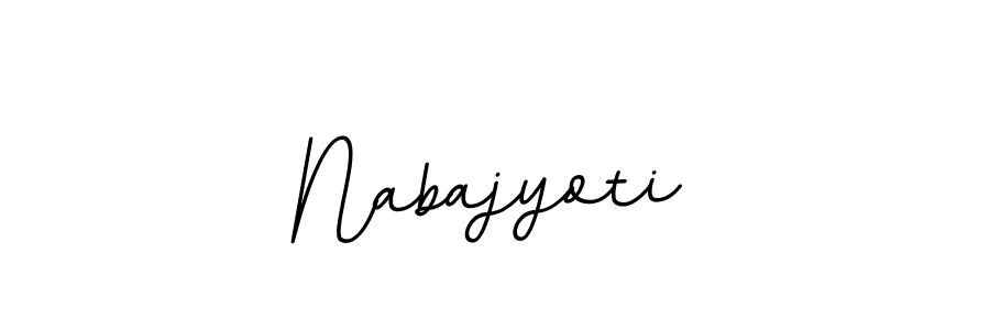 The best way (BallpointsItalic-DORy9) to make a short signature is to pick only two or three words in your name. The name Nabajyoti include a total of six letters. For converting this name. Nabajyoti signature style 11 images and pictures png