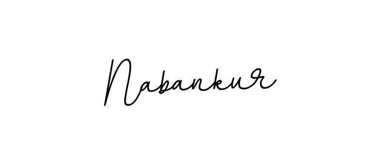 Also You can easily find your signature by using the search form. We will create Nabankur name handwritten signature images for you free of cost using BallpointsItalic-DORy9 sign style. Nabankur signature style 11 images and pictures png