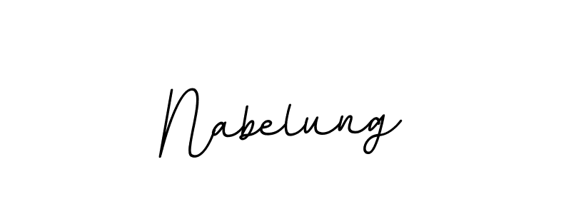 BallpointsItalic-DORy9 is a professional signature style that is perfect for those who want to add a touch of class to their signature. It is also a great choice for those who want to make their signature more unique. Get Nabelung name to fancy signature for free. Nabelung signature style 11 images and pictures png