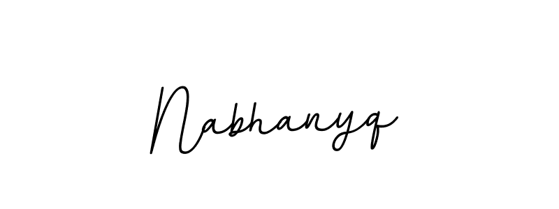 It looks lik you need a new signature style for name Nabhanyq. Design unique handwritten (BallpointsItalic-DORy9) signature with our free signature maker in just a few clicks. Nabhanyq signature style 11 images and pictures png