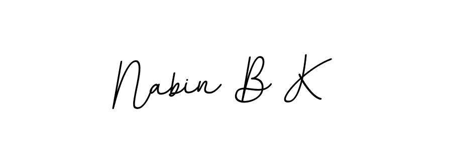 How to make Nabin B K signature? BallpointsItalic-DORy9 is a professional autograph style. Create handwritten signature for Nabin B K name. Nabin B K signature style 11 images and pictures png