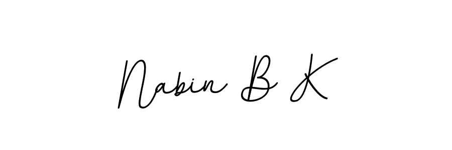 How to make Nabin B K signature? BallpointsItalic-DORy9 is a professional autograph style. Create handwritten signature for Nabin B K name. Nabin B K signature style 11 images and pictures png