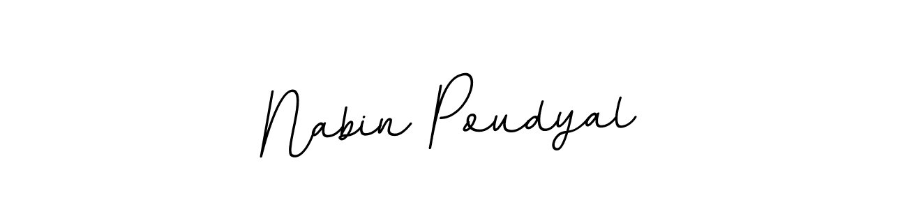 It looks lik you need a new signature style for name Nabin Poudyal. Design unique handwritten (BallpointsItalic-DORy9) signature with our free signature maker in just a few clicks. Nabin Poudyal signature style 11 images and pictures png