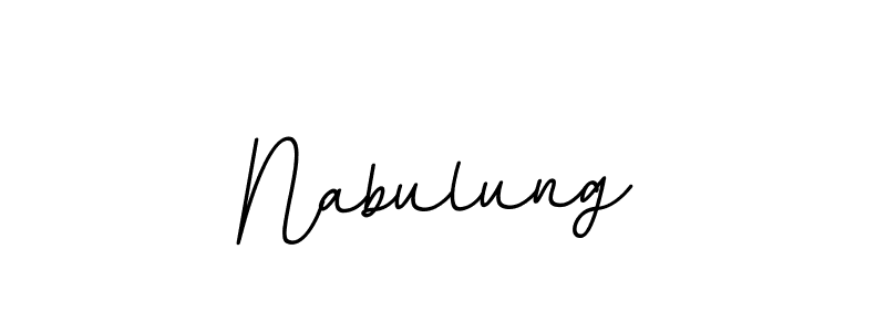 How to make Nabulung name signature. Use BallpointsItalic-DORy9 style for creating short signs online. This is the latest handwritten sign. Nabulung signature style 11 images and pictures png