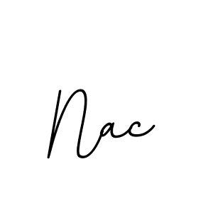 Create a beautiful signature design for name Nac. With this signature (BallpointsItalic-DORy9) fonts, you can make a handwritten signature for free. Nac signature style 11 images and pictures png