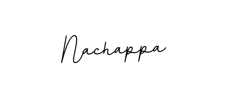 How to make Nachappa name signature. Use BallpointsItalic-DORy9 style for creating short signs online. This is the latest handwritten sign. Nachappa signature style 11 images and pictures png