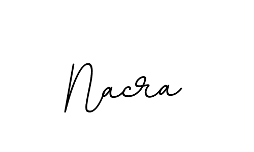 How to make Nacra signature? BallpointsItalic-DORy9 is a professional autograph style. Create handwritten signature for Nacra name. Nacra signature style 11 images and pictures png