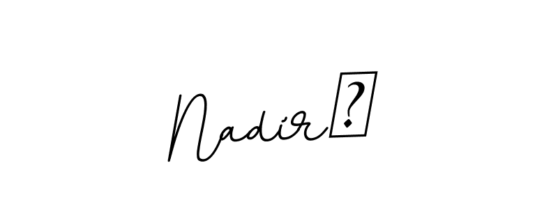 if you are searching for the best signature style for your name Nadírı. so please give up your signature search. here we have designed multiple signature styles  using BallpointsItalic-DORy9. Nadírı signature style 11 images and pictures png
