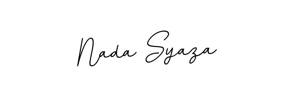 Make a beautiful signature design for name Nada Syaza. Use this online signature maker to create a handwritten signature for free. Nada Syaza signature style 11 images and pictures png