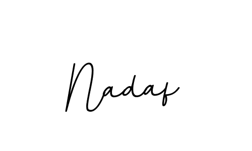 How to make Nadaf name signature. Use BallpointsItalic-DORy9 style for creating short signs online. This is the latest handwritten sign. Nadaf signature style 11 images and pictures png