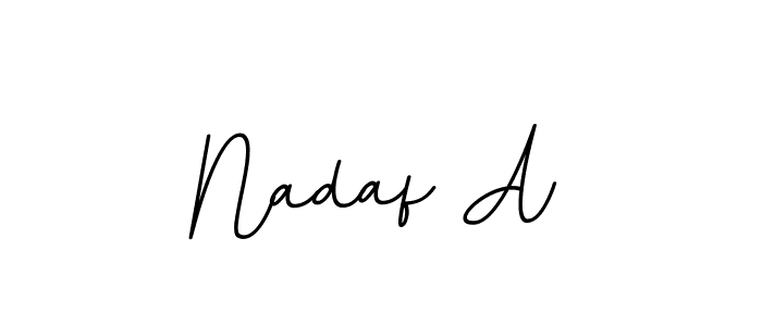You can use this online signature creator to create a handwritten signature for the name Nadaf A. This is the best online autograph maker. Nadaf A signature style 11 images and pictures png