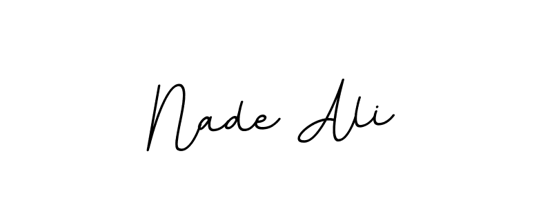 BallpointsItalic-DORy9 is a professional signature style that is perfect for those who want to add a touch of class to their signature. It is also a great choice for those who want to make their signature more unique. Get Nade Ali name to fancy signature for free. Nade Ali signature style 11 images and pictures png