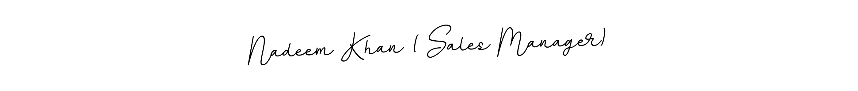 Use a signature maker to create a handwritten signature online. With this signature software, you can design (BallpointsItalic-DORy9) your own signature for name Nadeem Khan ( Sales Manager). Nadeem Khan ( Sales Manager) signature style 11 images and pictures png