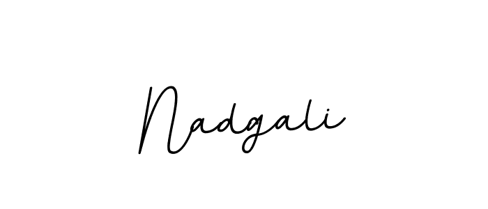 Also we have Nadgali name is the best signature style. Create professional handwritten signature collection using BallpointsItalic-DORy9 autograph style. Nadgali signature style 11 images and pictures png