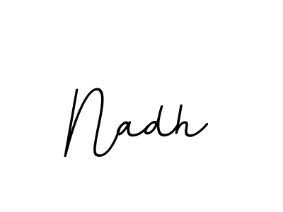 It looks lik you need a new signature style for name Nadh. Design unique handwritten (BallpointsItalic-DORy9) signature with our free signature maker in just a few clicks. Nadh signature style 11 images and pictures png