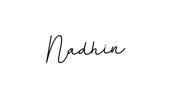 You should practise on your own different ways (BallpointsItalic-DORy9) to write your name (Nadhin) in signature. don't let someone else do it for you. Nadhin signature style 11 images and pictures png