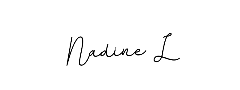 Check out images of Autograph of Nadine L name. Actor Nadine L Signature Style. BallpointsItalic-DORy9 is a professional sign style online. Nadine L signature style 11 images and pictures png