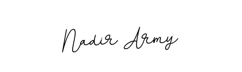 Nadir Army stylish signature style. Best Handwritten Sign (BallpointsItalic-DORy9) for my name. Handwritten Signature Collection Ideas for my name Nadir Army. Nadir Army signature style 11 images and pictures png