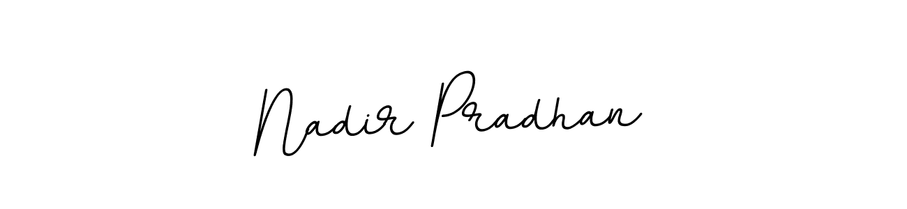 Nadir Pradhan stylish signature style. Best Handwritten Sign (BallpointsItalic-DORy9) for my name. Handwritten Signature Collection Ideas for my name Nadir Pradhan. Nadir Pradhan signature style 11 images and pictures png