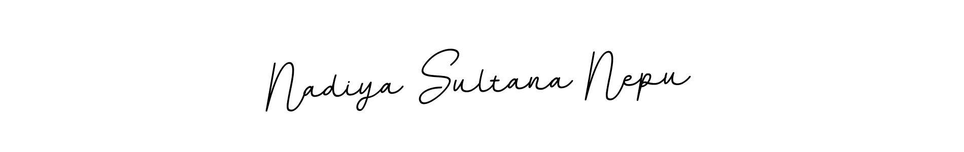 Also we have Nadiya Sultana Nepu name is the best signature style. Create professional handwritten signature collection using BallpointsItalic-DORy9 autograph style. Nadiya Sultana Nepu signature style 11 images and pictures png