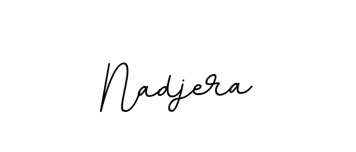 Create a beautiful signature design for name Nadjera. With this signature (BallpointsItalic-DORy9) fonts, you can make a handwritten signature for free. Nadjera signature style 11 images and pictures png