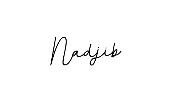 How to Draw Nadjib signature style? BallpointsItalic-DORy9 is a latest design signature styles for name Nadjib. Nadjib signature style 11 images and pictures png