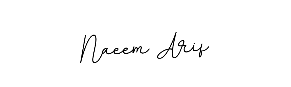 You should practise on your own different ways (BallpointsItalic-DORy9) to write your name (Naeem Arif) in signature. don't let someone else do it for you. Naeem Arif signature style 11 images and pictures png