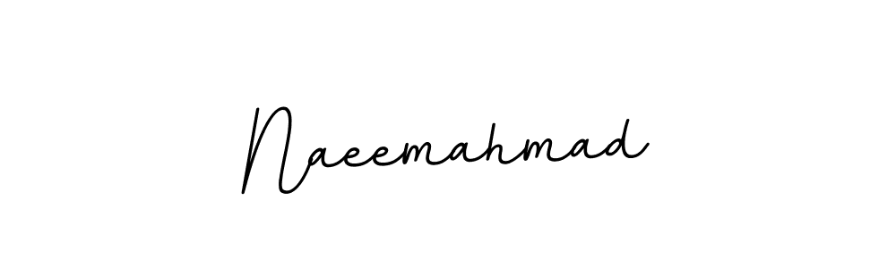 Use a signature maker to create a handwritten signature online. With this signature software, you can design (BallpointsItalic-DORy9) your own signature for name Naeemahmad. Naeemahmad signature style 11 images and pictures png