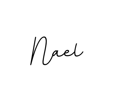 This is the best signature style for the Nael name. Also you like these signature font (BallpointsItalic-DORy9). Mix name signature. Nael signature style 11 images and pictures png
