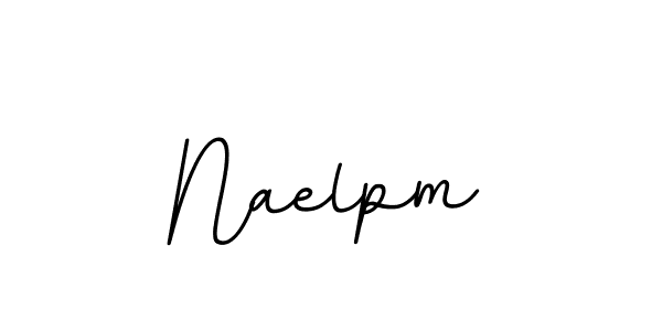 Use a signature maker to create a handwritten signature online. With this signature software, you can design (BallpointsItalic-DORy9) your own signature for name Naelpm. Naelpm signature style 11 images and pictures png