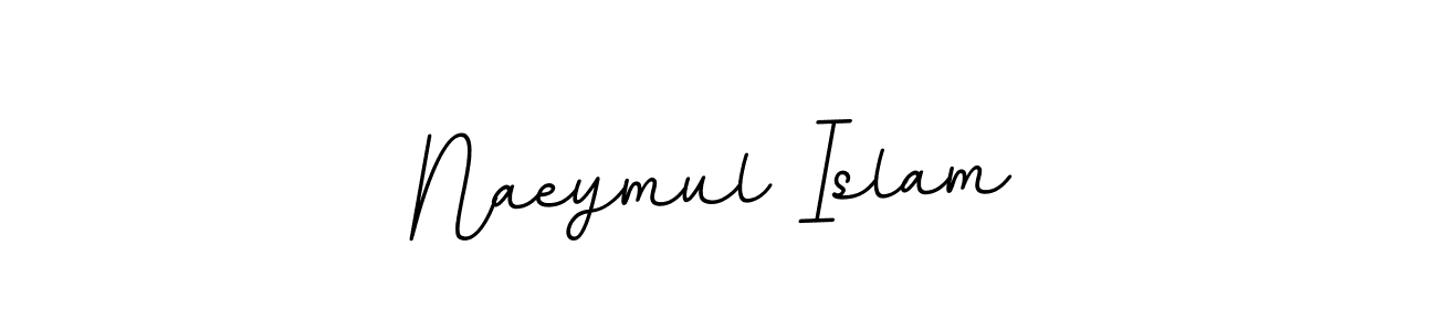 How to make Naeymul Islam name signature. Use BallpointsItalic-DORy9 style for creating short signs online. This is the latest handwritten sign. Naeymul Islam signature style 11 images and pictures png