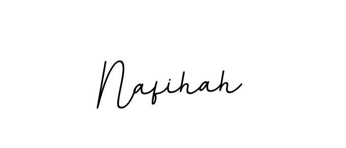 Create a beautiful signature design for name Nafihah. With this signature (BallpointsItalic-DORy9) fonts, you can make a handwritten signature for free. Nafihah signature style 11 images and pictures png