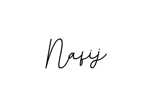 How to make Nafij name signature. Use BallpointsItalic-DORy9 style for creating short signs online. This is the latest handwritten sign. Nafij signature style 11 images and pictures png