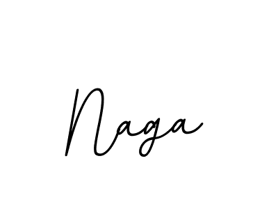 Design your own signature with our free online signature maker. With this signature software, you can create a handwritten (BallpointsItalic-DORy9) signature for name Naga. Naga signature style 11 images and pictures png