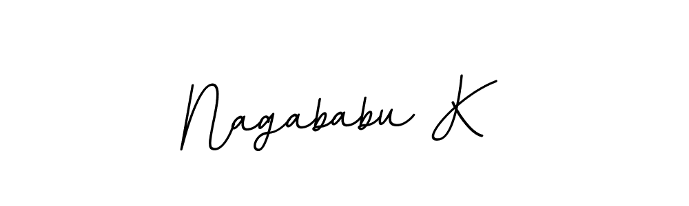 It looks lik you need a new signature style for name Nagababu K. Design unique handwritten (BallpointsItalic-DORy9) signature with our free signature maker in just a few clicks. Nagababu K signature style 11 images and pictures png