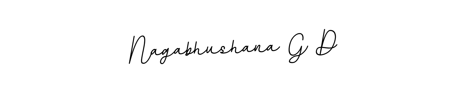 Also You can easily find your signature by using the search form. We will create Nagabhushana G D name handwritten signature images for you free of cost using BallpointsItalic-DORy9 sign style. Nagabhushana G D signature style 11 images and pictures png